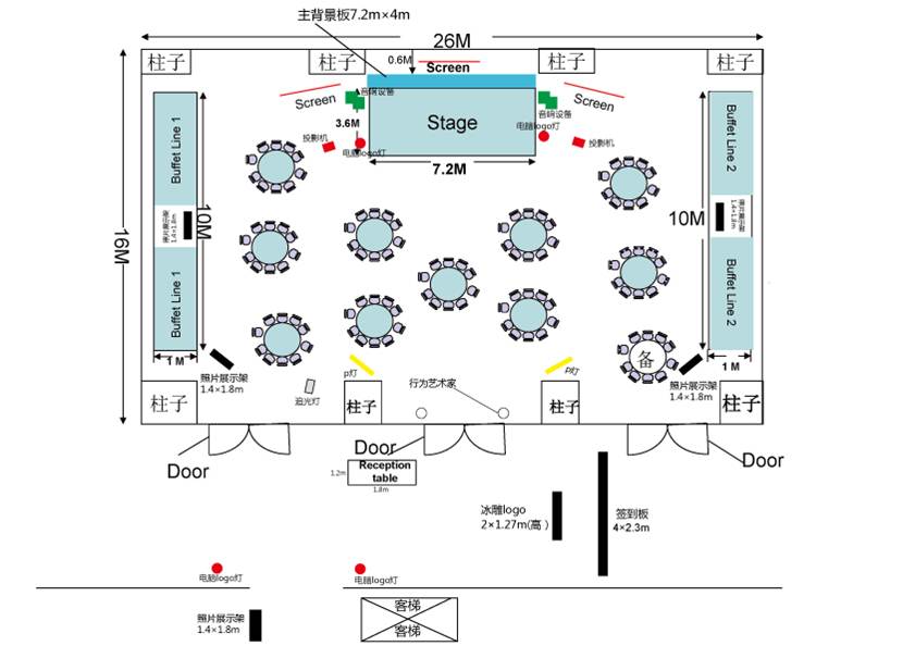 凱華30周年慶典暨答謝晚宴會議平面設計